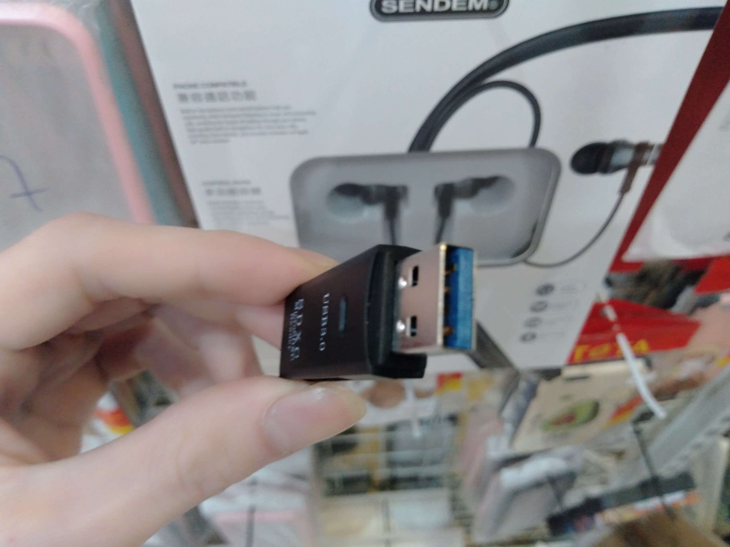 Đầu đọc thẻ nhớ USB 3.0 đọc thẻ SD, MicroSD tốc độ cao có báo đèn Led