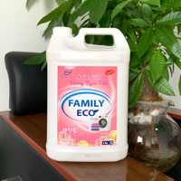 Can nước giặt Family eco hương ngàn hoa loại 5 lít