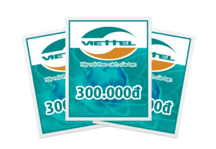 Thẻ cào Viettel mệnh giá 300k