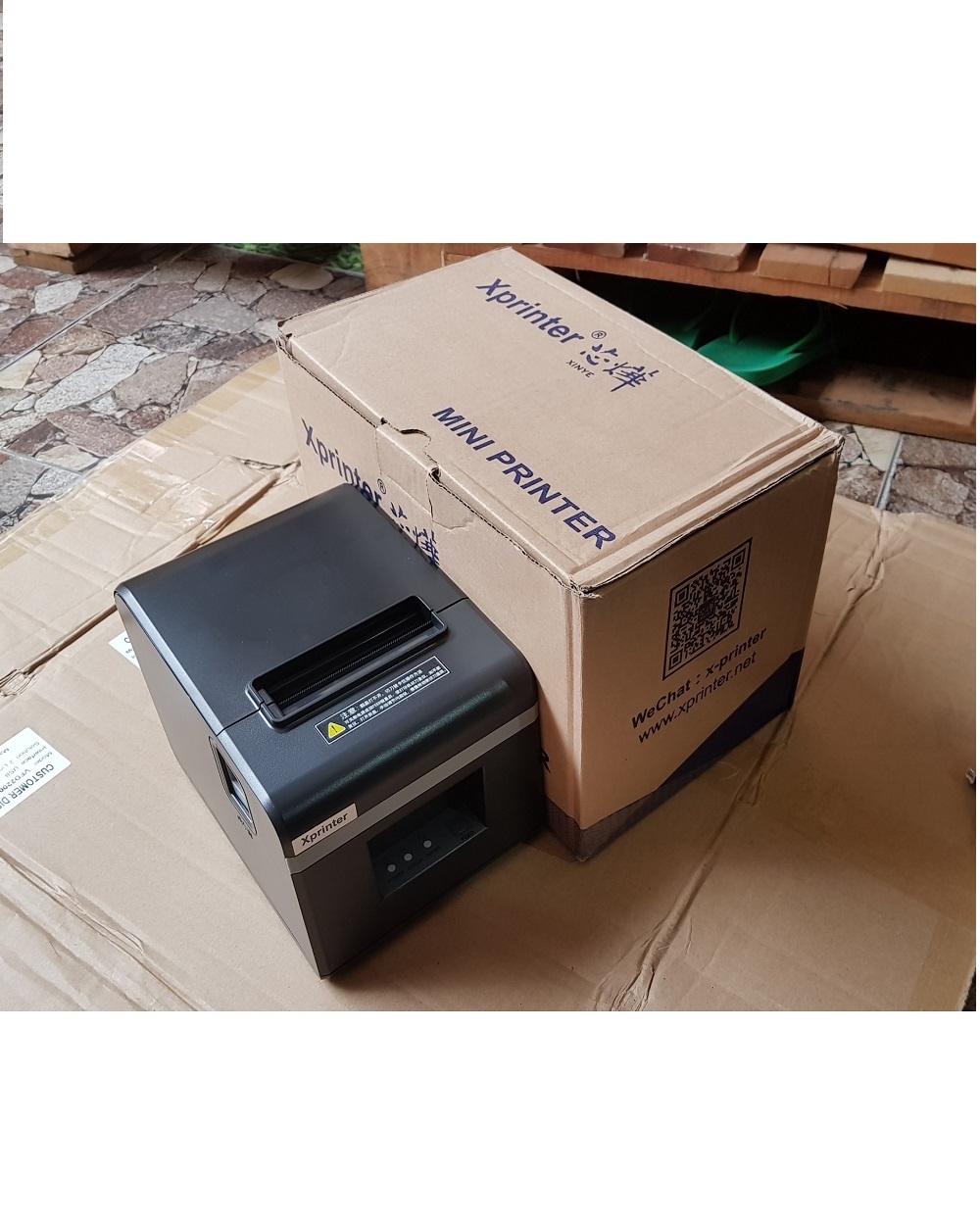 Máy in hóa đơn Xprinter XP-N160II-W ( USB + WIFI ) in nhiệt K80 qua mạng internet