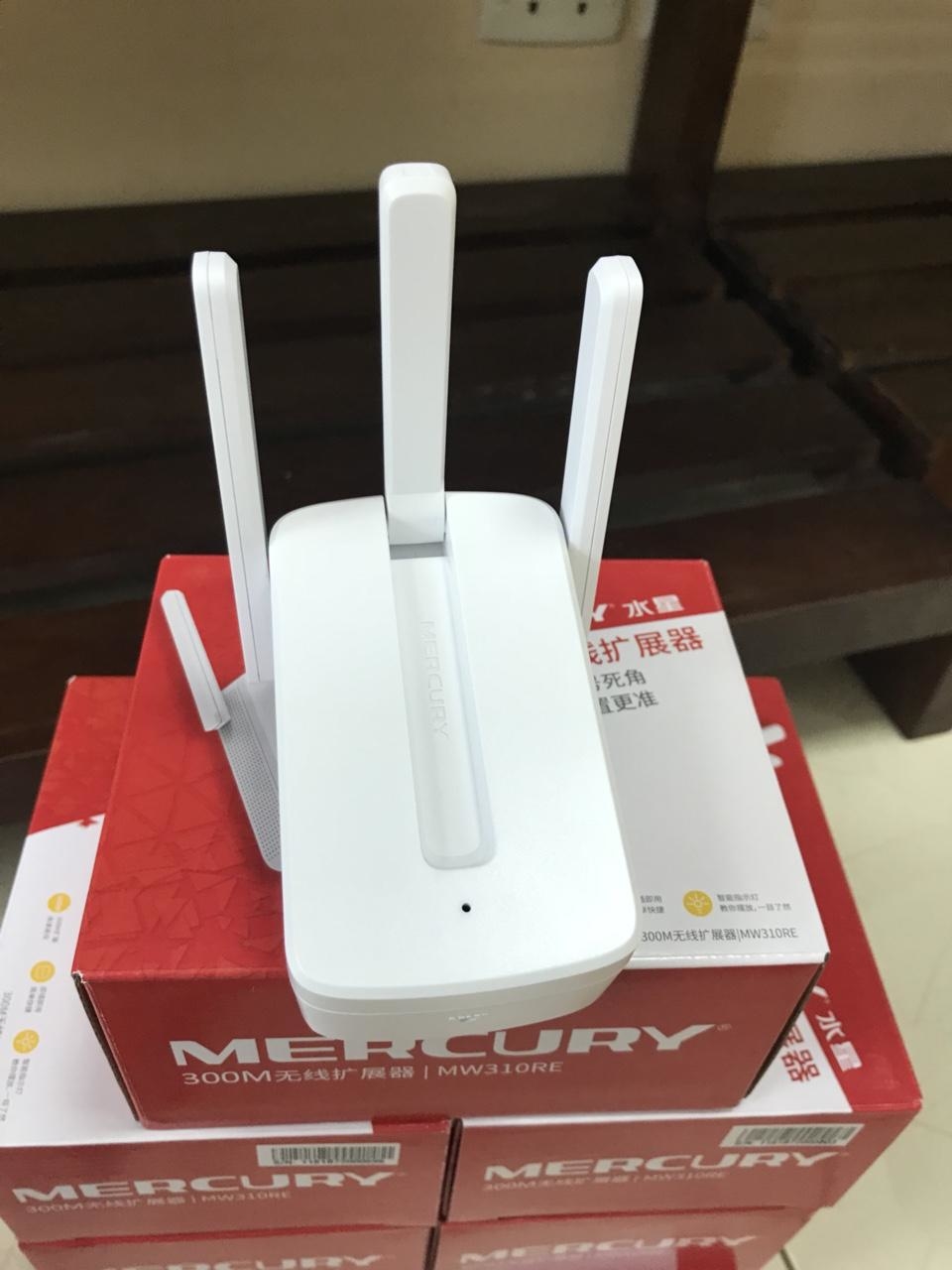 Kích Sóng Wifi Mercury Mw310Re 300Mbps 3 râu cực mạnh