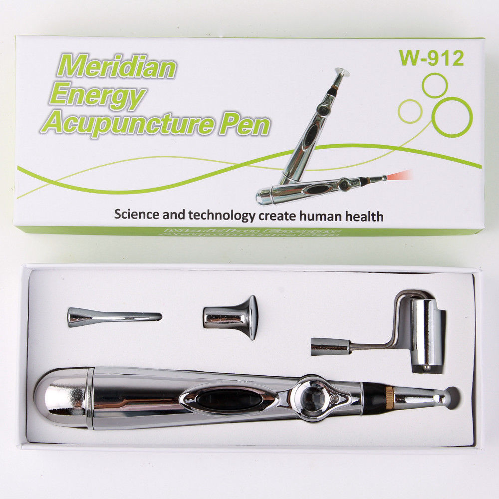 Bút day huyệt  xung điện châm cứu Meridian Energy Acupuncture Pen 5 đầu