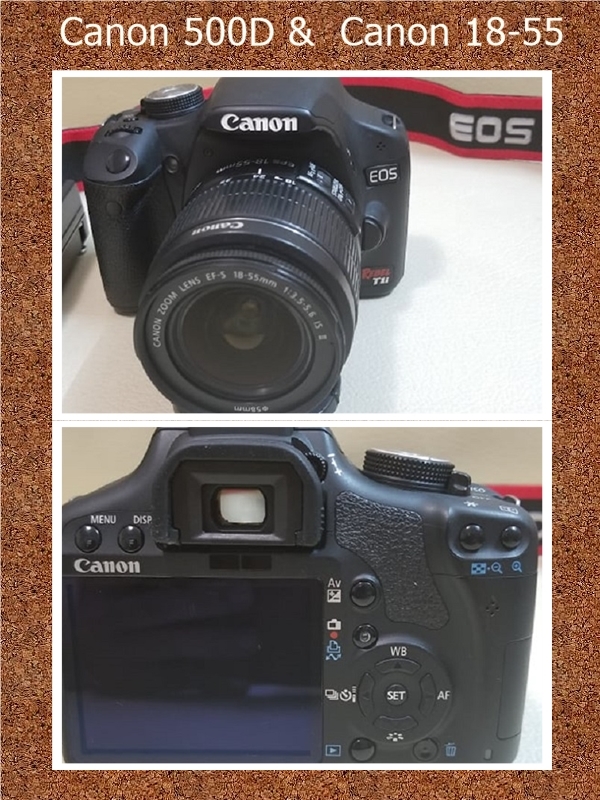 Canon 500d + canon 18-55