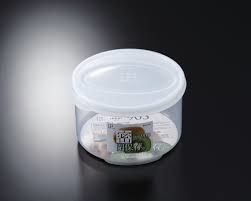 Combo 3 hộp nhựa đựng thực phẩm 830ml loại tròn có nắp - Nội địa Nhật Bản