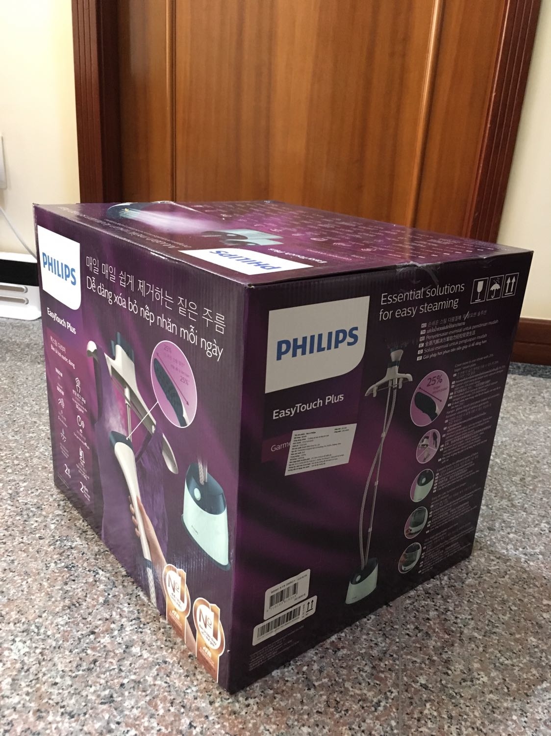 Bàn ủi hơi nước đứng Philips GC518 (Xanh) - Hãng phân phối