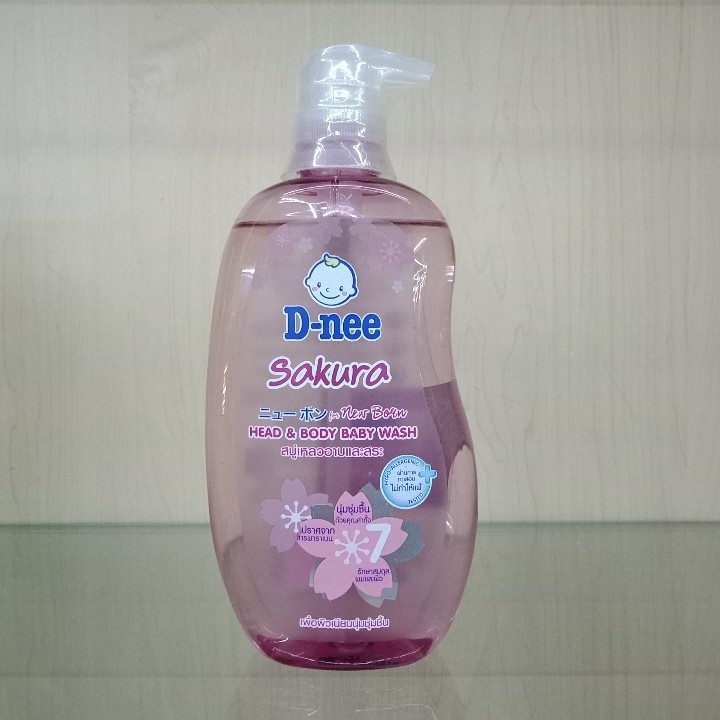 Sữa tắm gội toàn thân cho bé Dnee Sakura 380ml xuất xứ Thái Lan