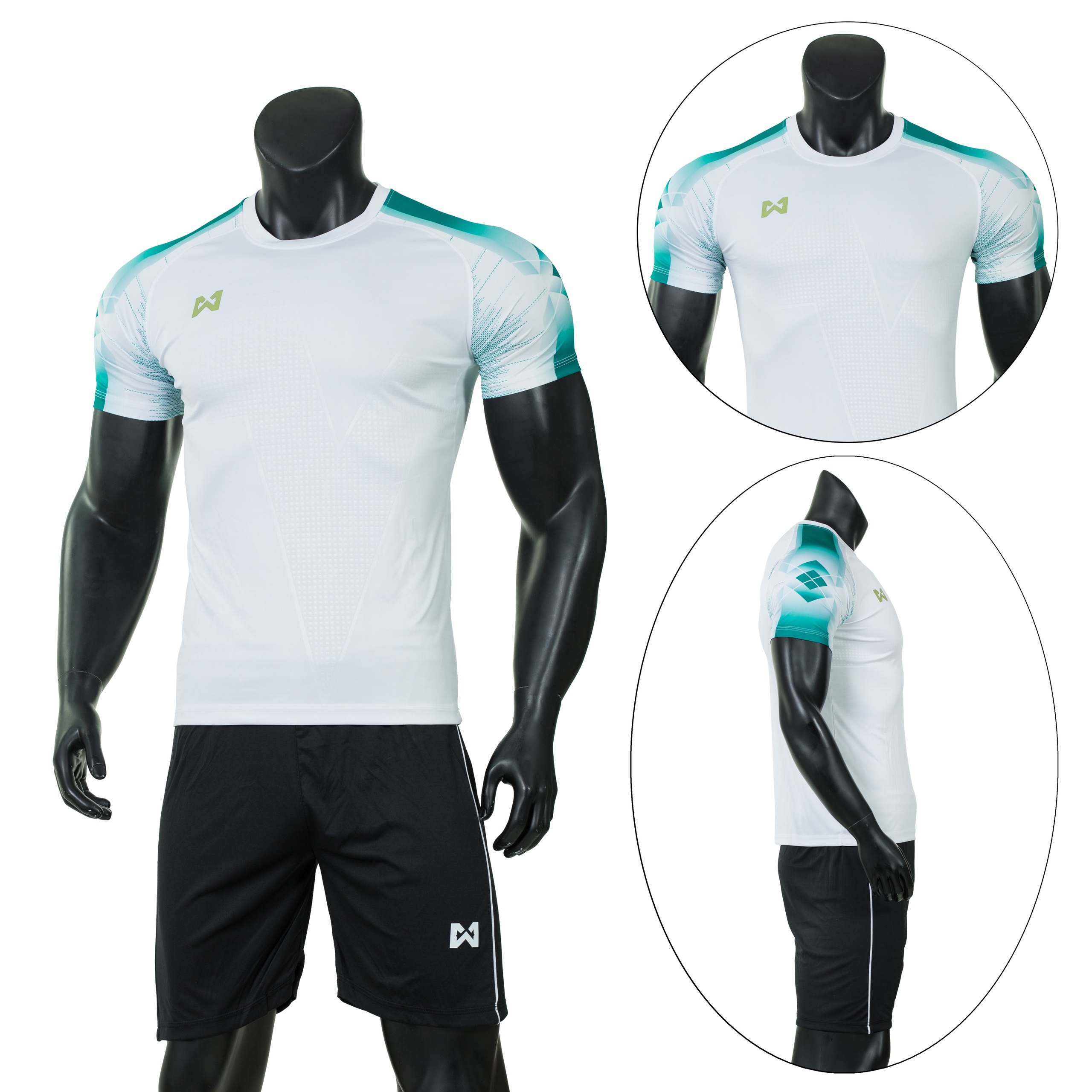 Bộ quần áo thể thao nam cao cấp - Quần áo đá bóng nam Everest Wx-Trắng